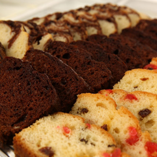Hand-made cake selection