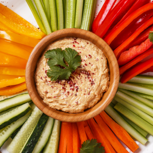 Crudites selection
